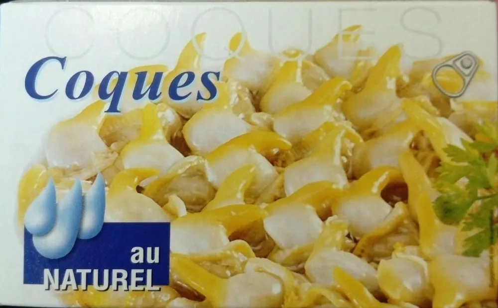 Coques au naturel