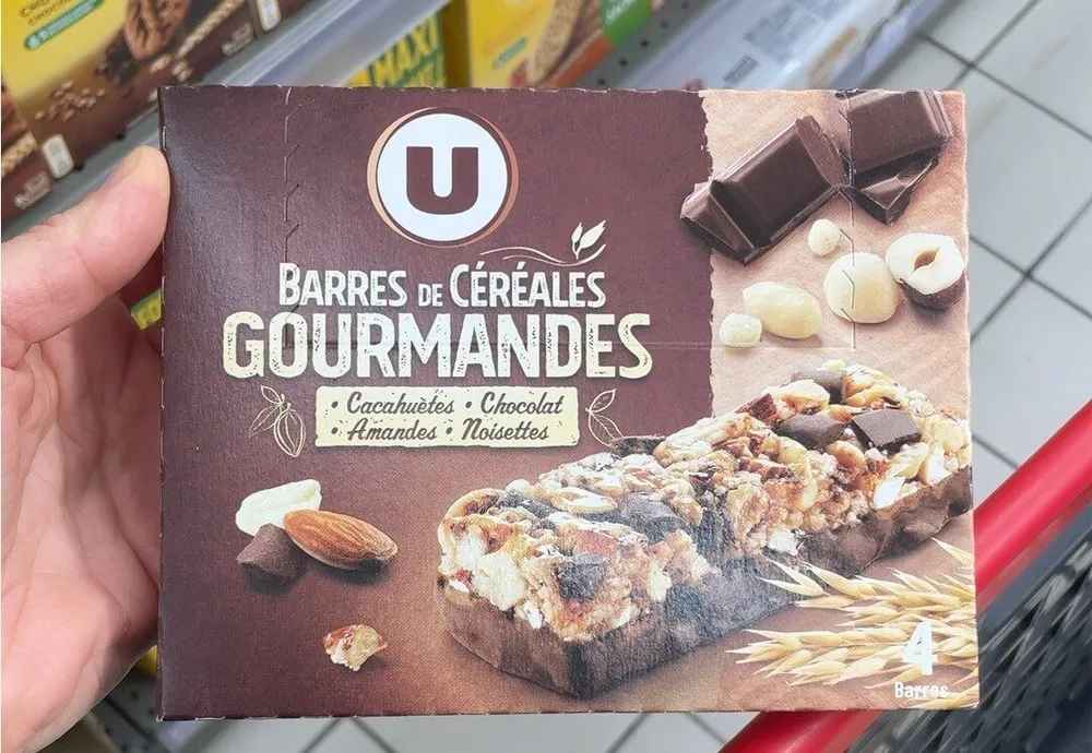 Barres de cereales gourmandes