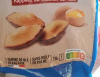 Madeleines nappées au chocolat au lait