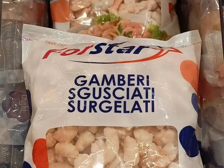 Gamberetti sgusciati surgelati