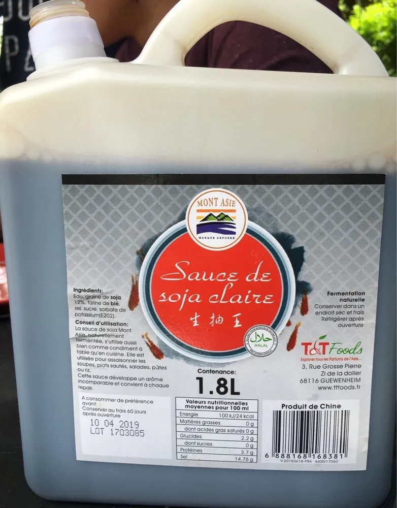 Sauce de Soja Claire