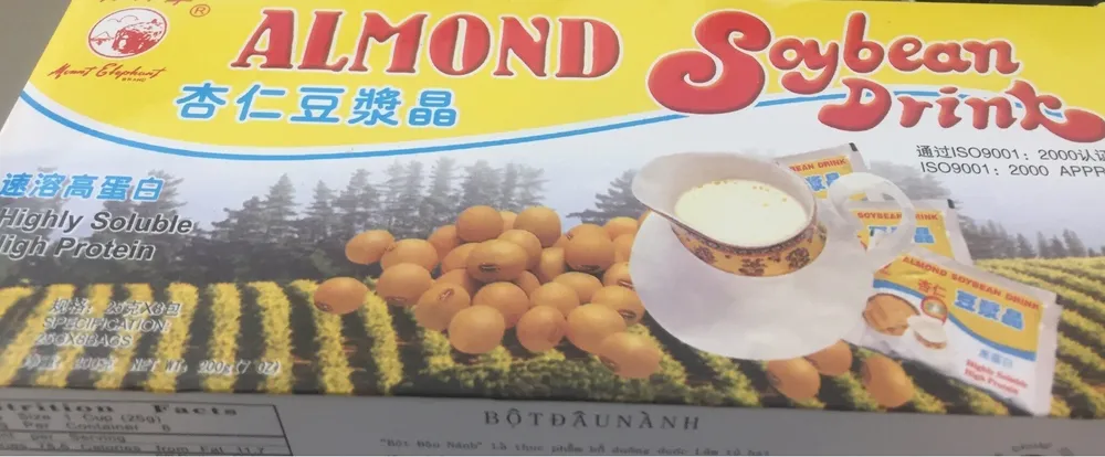 Boisson amande soja