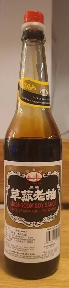 Sauce soja aux champignons