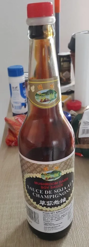 sauce de soja aux champignons