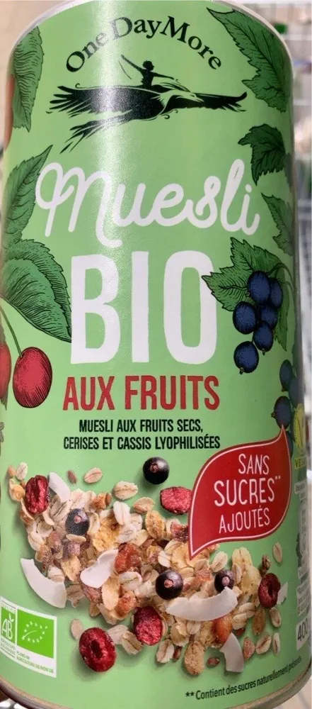 Muesli bio aux fruits