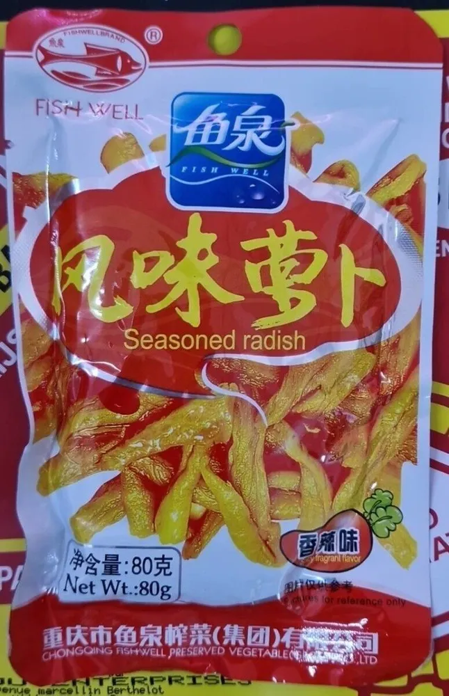 Seasoned radish
