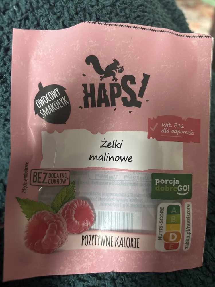 Żelki malinowe