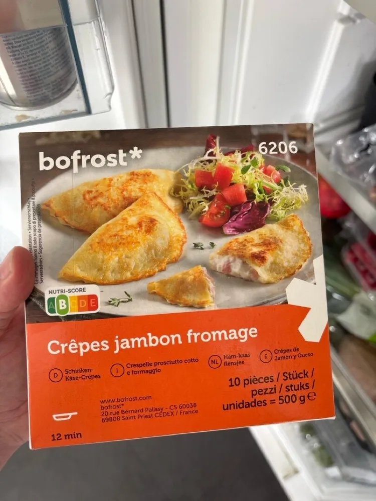 Crêpes jambon fromage