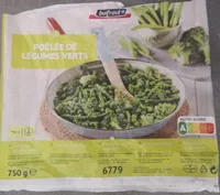 Poêlée de légumes verts