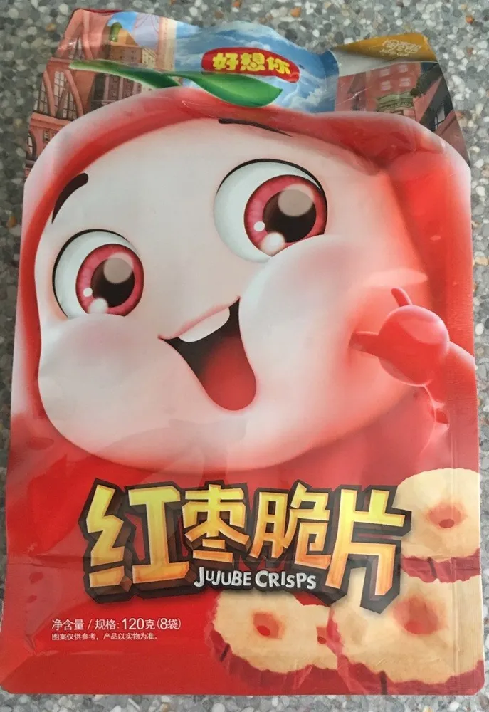 Jujube crisps