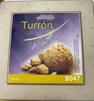 Helado turrón