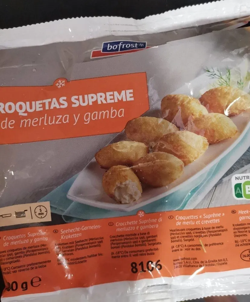 Croquetas Supreme Merluza y Gamba