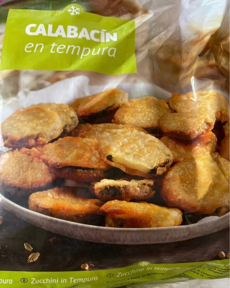 Calabacín en tempura