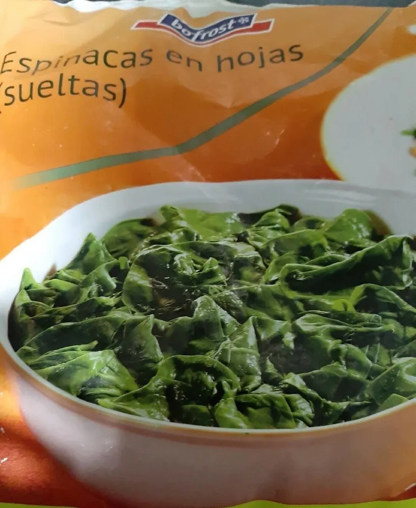 Espinaca hoja