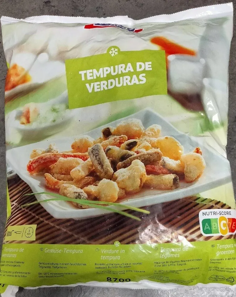 Tempura de verduras