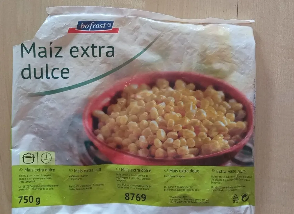 Maíz extra dulce