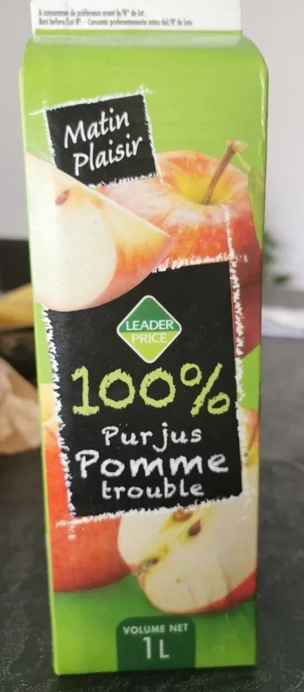 Jus de pomme trouble