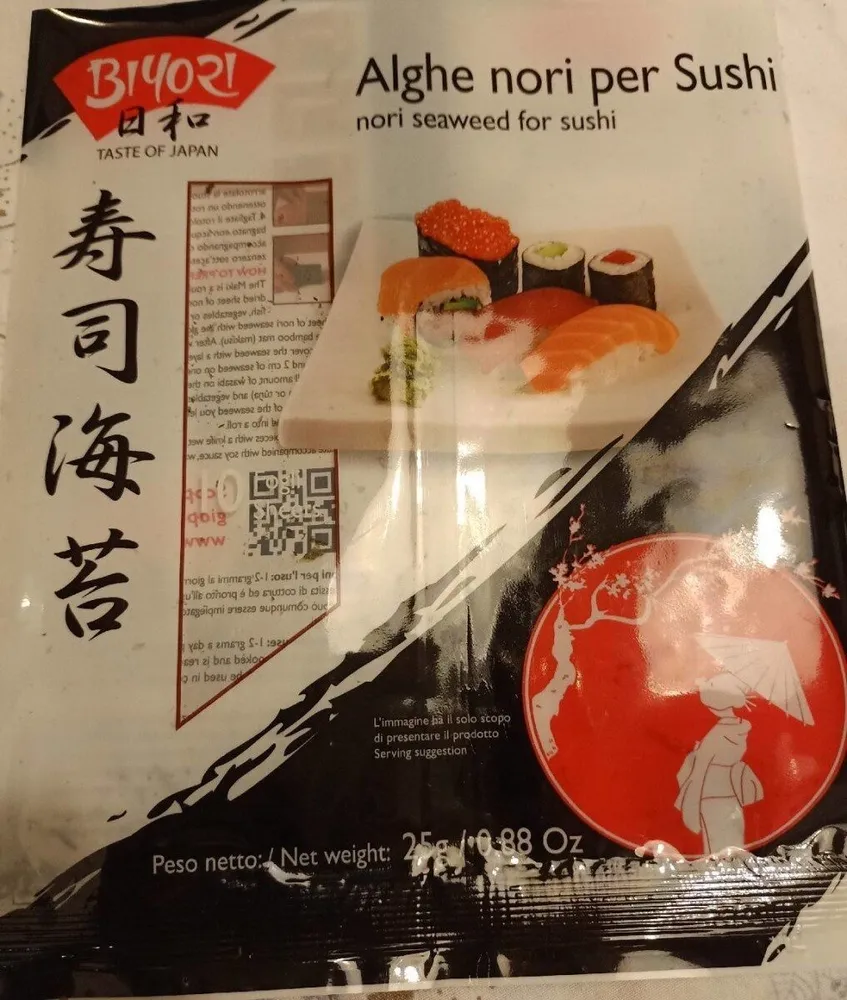 Alghe Nori per sushi