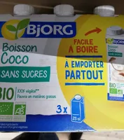Boisson coco sans sucre