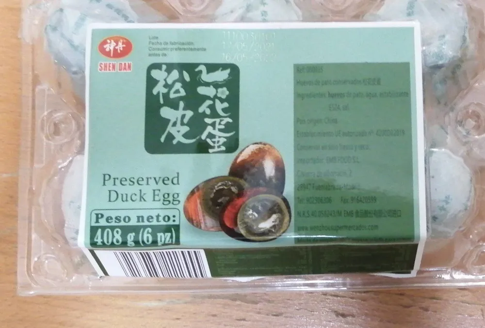 Preserved duck egg