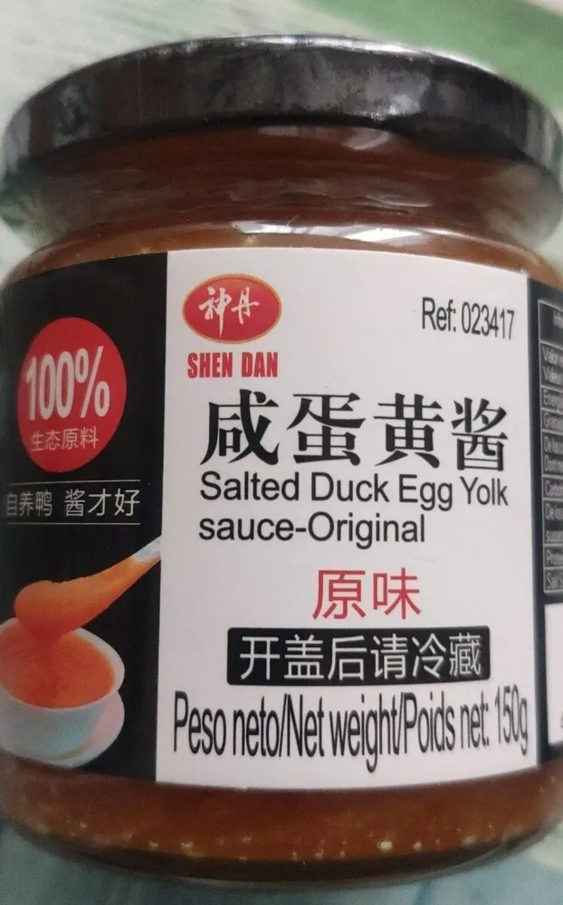 Salted duck egg yolk sauce