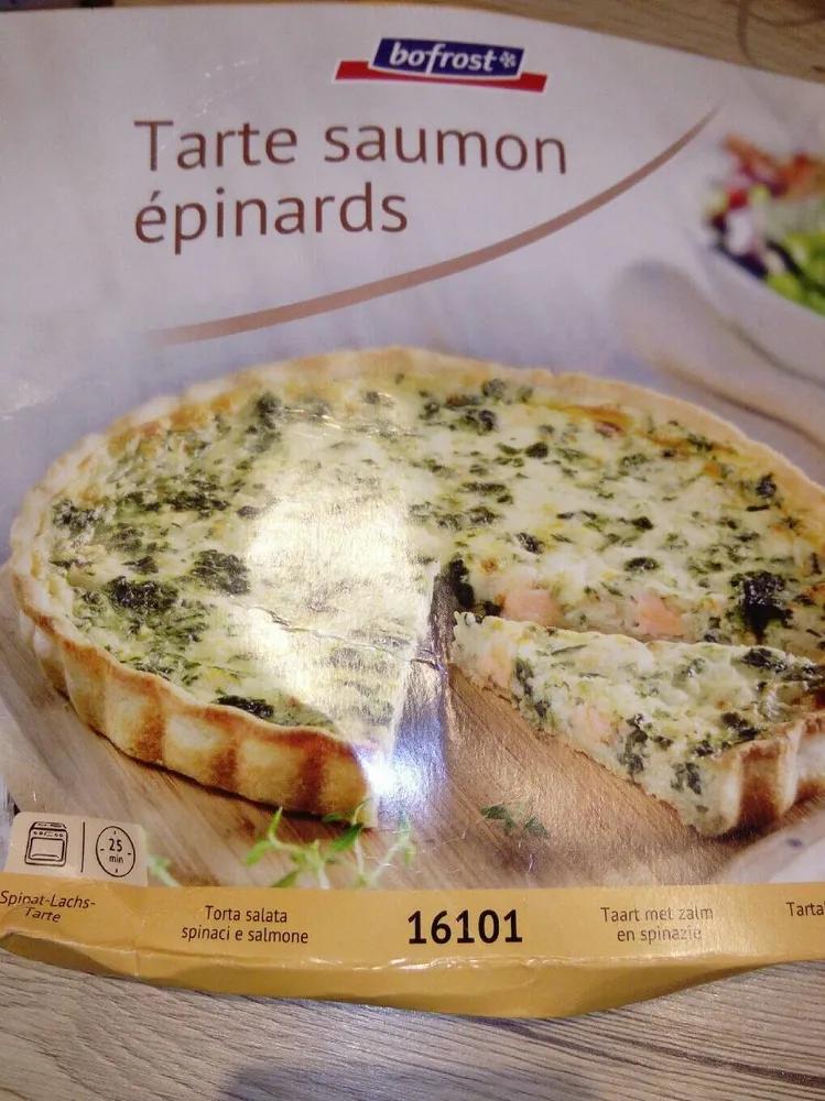 Tarte saumon épinards