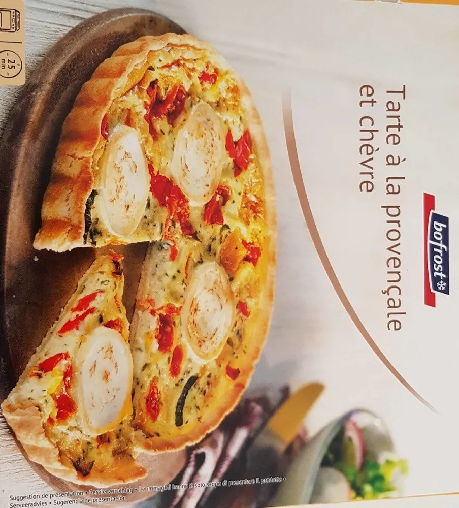 Tarte à la provençale et chèvre