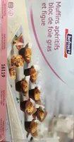 Muffins apéritifs bloc de foie gras et figue