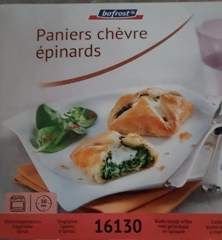 Panier chèvre épinards