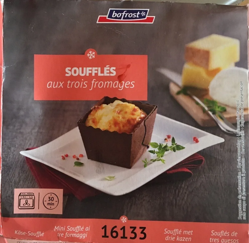 Soufflés aux trois fromages
