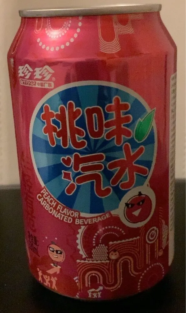 Soda a la pêche