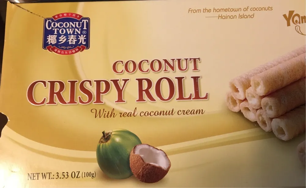 Coconut crispy roll