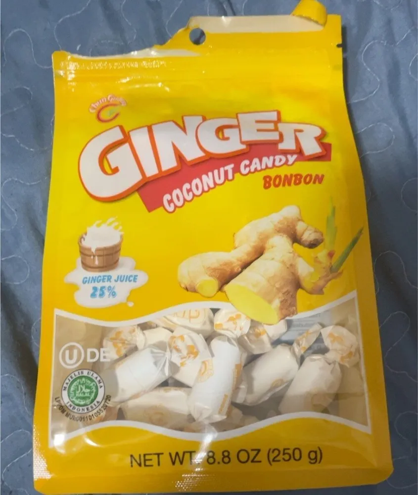 Ginger coconu candy