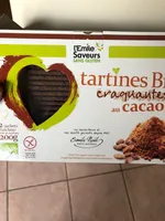 Tartinr bio craquantes au cacao