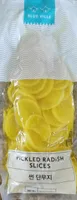 Pickled radish slices