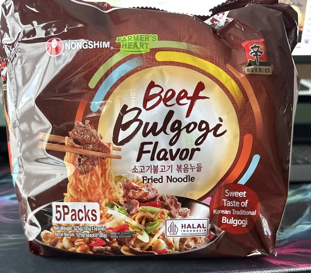 Beef Bulgogi Flavor Fried Noodle