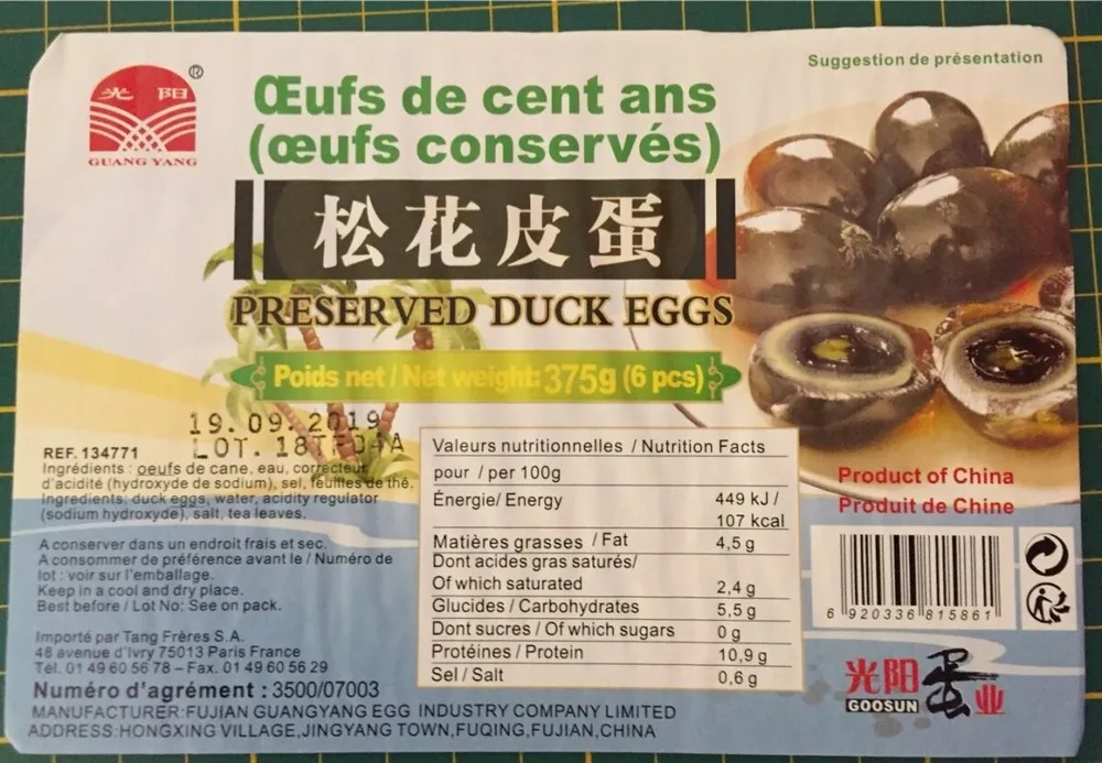 Oeuf de cent ans