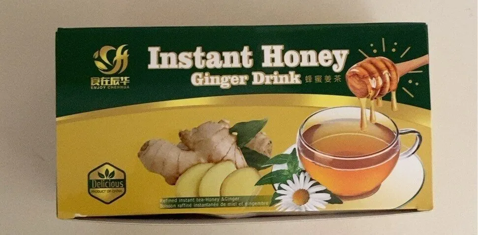Instant honey ginger drink