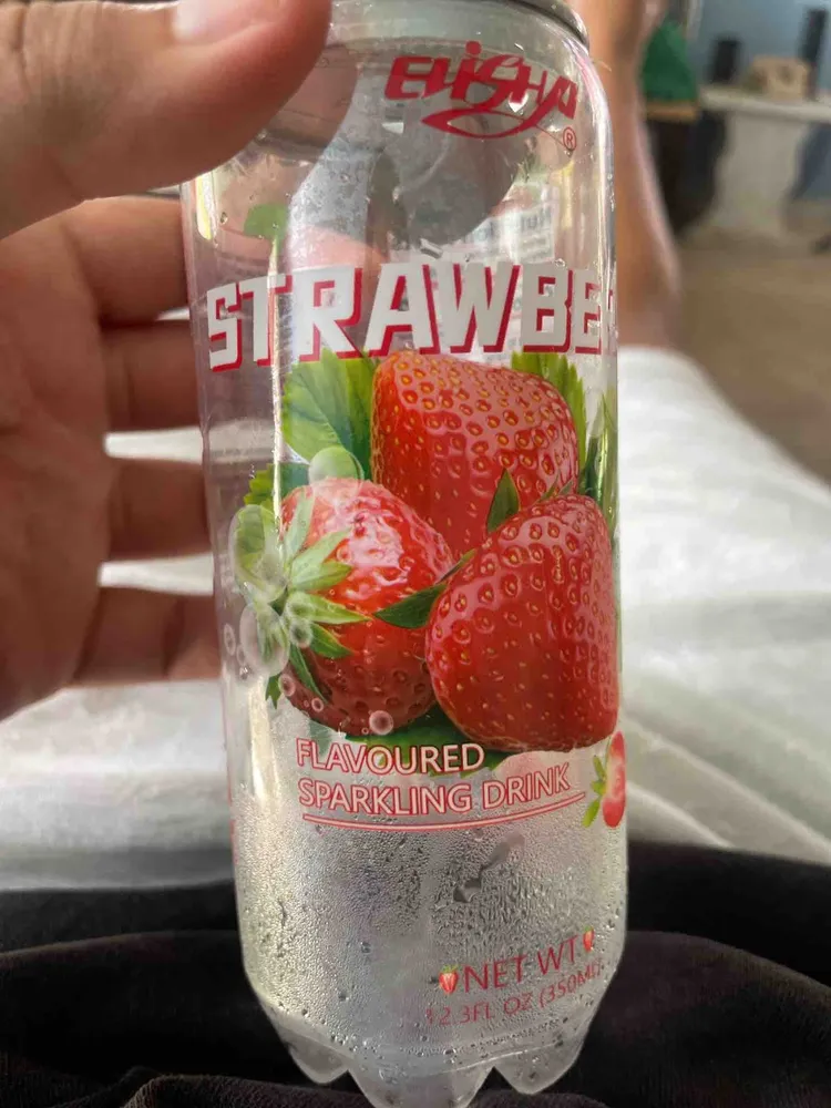 Strawberry Flavoured Sparkling Drink