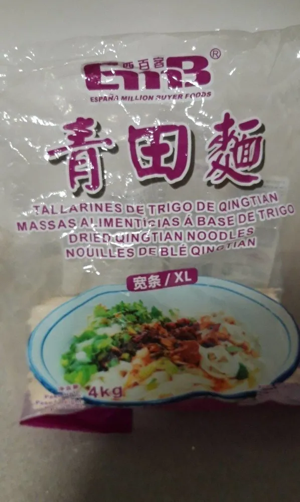 Tallarines de trigo de Qingtian