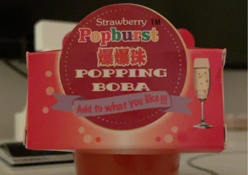 Strawberry boba