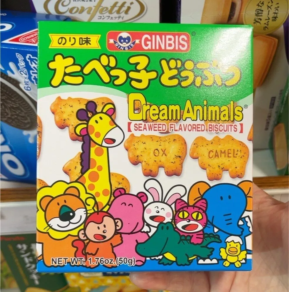 Dream Animals Seaweed Flavored Biscuits
