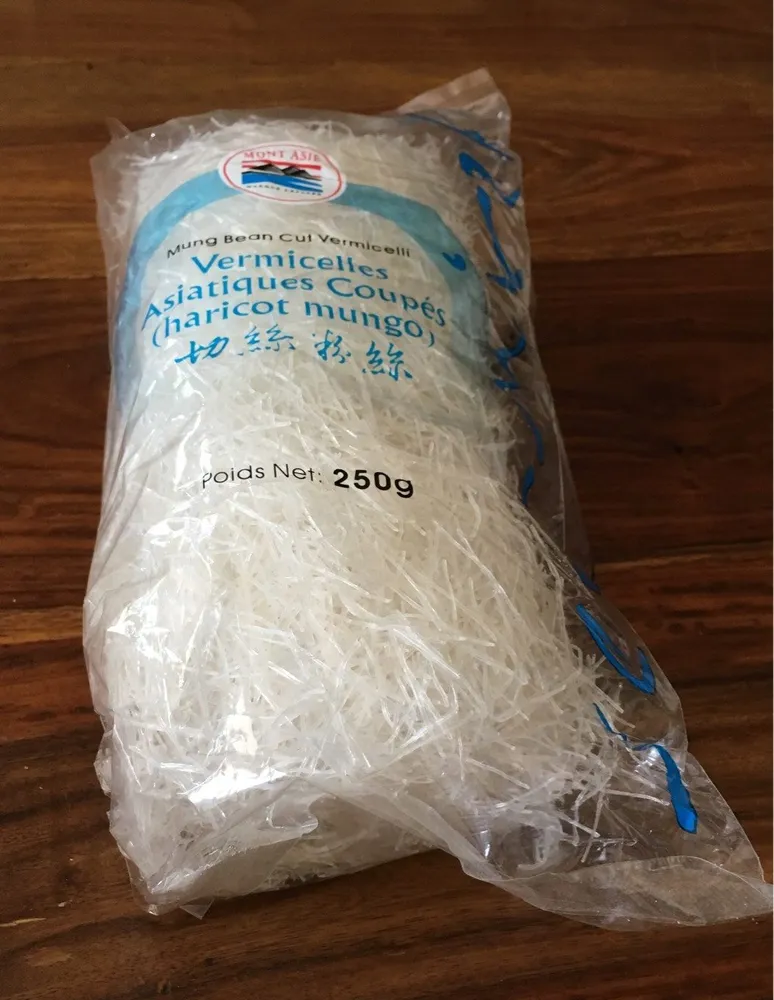 Vermicelles asiatiques coupés (haricot mungo)