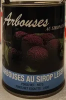 arbouses au sirop léger