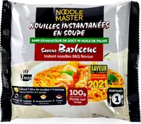 Nouilles instantanées saveur boeuf barbecue
