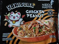 Nouilles yakisoba saveur poulet cacahuètes