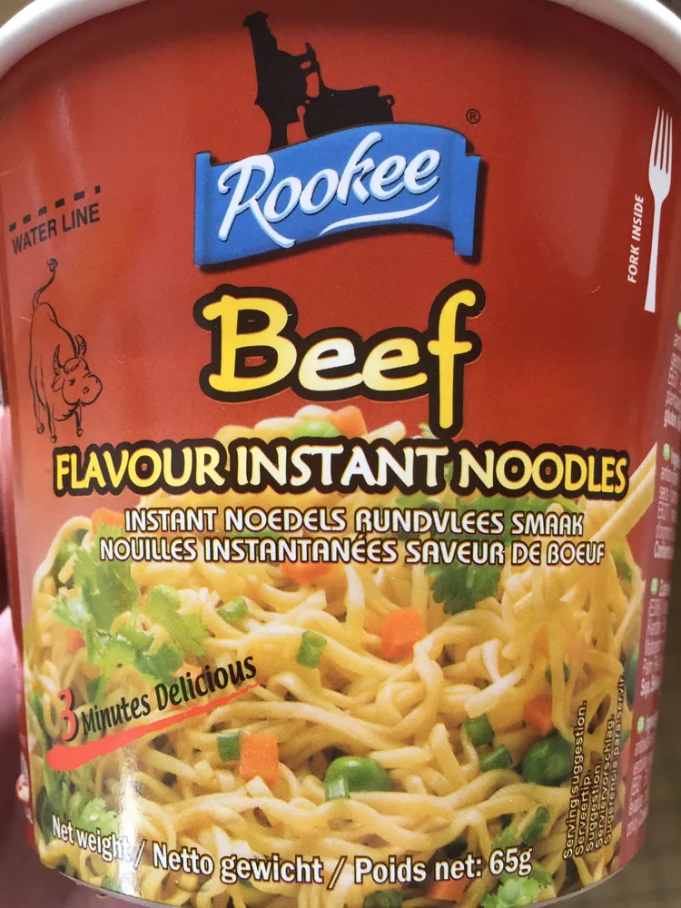 Beef Flavour Instant Noodles
