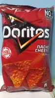 nacho cheese flavored tortilla chips