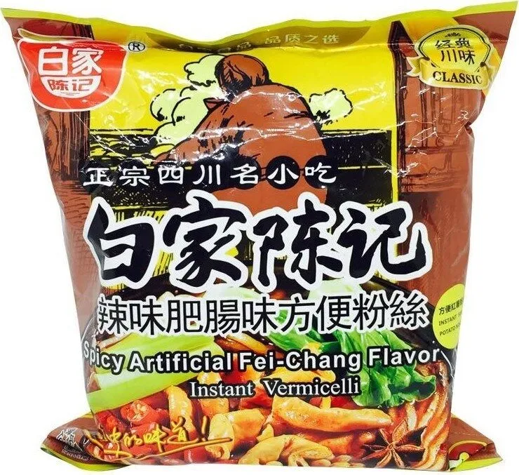 Bai Jia Spicy Fei-chang Flavor Instant Potato Thread 108G