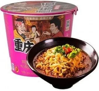 Baijia A-kuan Chong Qing Noodle (sour & Hot Flavour) Bowl